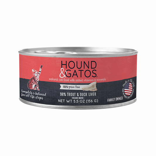 98% Trout & Duck liver Grain-Free Canned Food