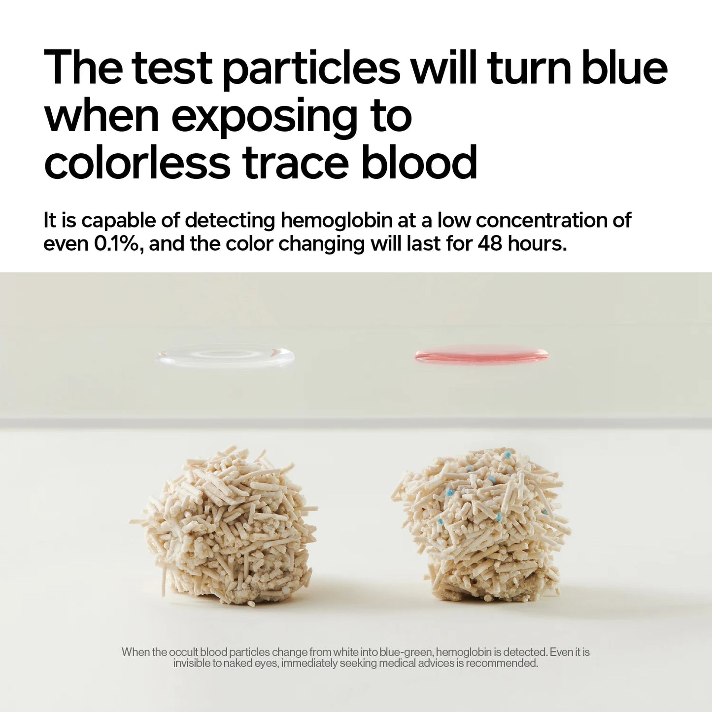 Tofu Cat Litter Occult Blood Test Particles