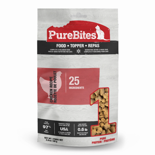 Chicken Raw Freeze-Dried Recipe Food