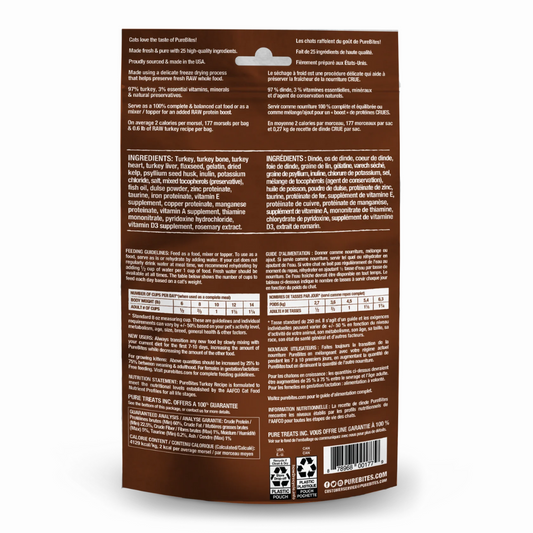 Turkey Raw Freeze-Dried Recipe Food